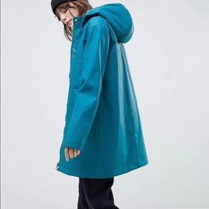 Asos fleece lined rain coat